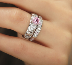 Heart Platinum Ring