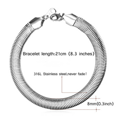 Titanium Steel Chain Bracelet