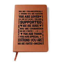 You Are a Fighter – Leather Journal